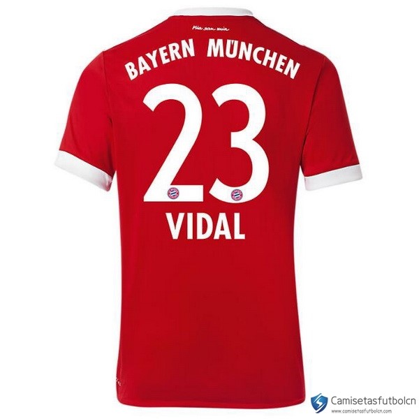 Camiseta Bayern Munich Primera equipo Vidal 2017-18